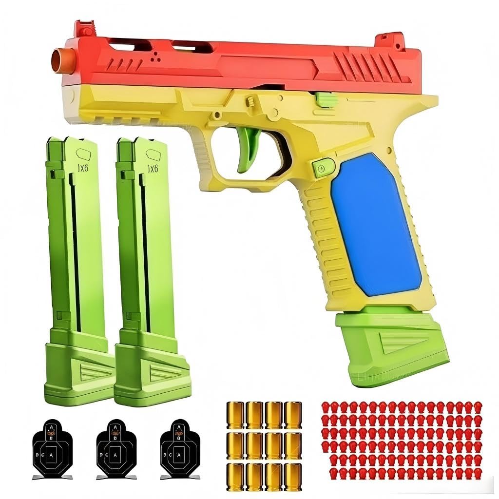 MUJERWQ soft bullet gun with automated operation for immersive gameplay.