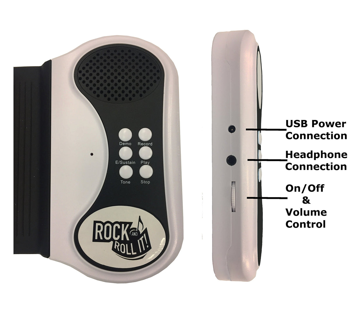 MUKIKIM Rock and Roll It USB power and battery option enables flexible setup.