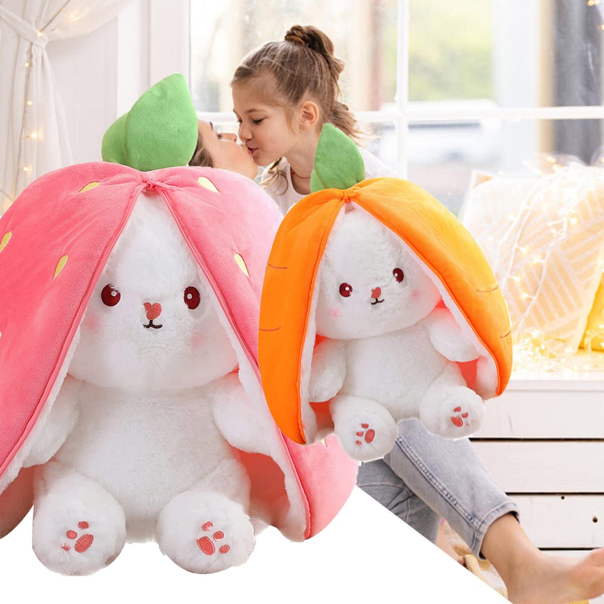 Mukorolee giftable plush bunny perfect for Easter and birthdays