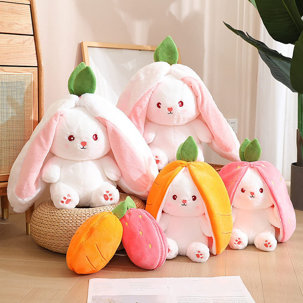 Mukorolee 35cm plush size provides plush support for naps and lounging.