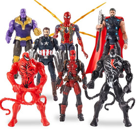 MUKSSE Ironman figure with movable joints for dynamic play and display.