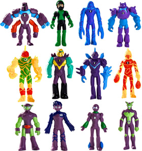 MUKSSE Omnitrix action figures set of 12 for display and imaginative play.