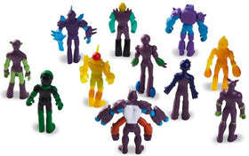 MUKSSE Omnitrix cake toppers with figures add excitement to birthday treats.