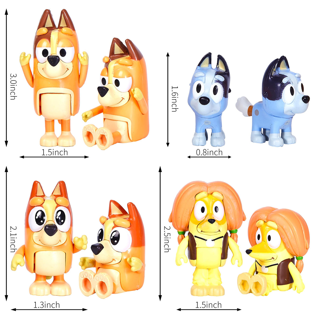 Soft PVC material ensures safe, durable toy play