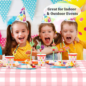 Mulbozy classic plaid design complements various party themes.