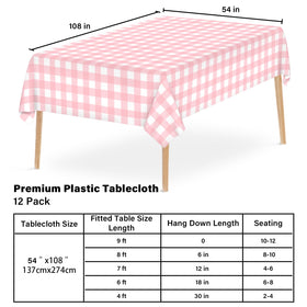 Mulbozy disposable tablecloth simplifies post-event cleanup for guests.
