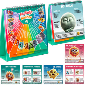 Multi-Memo Emotion Flipbook cover showcases kid-friendly visuals for emotional literacy.