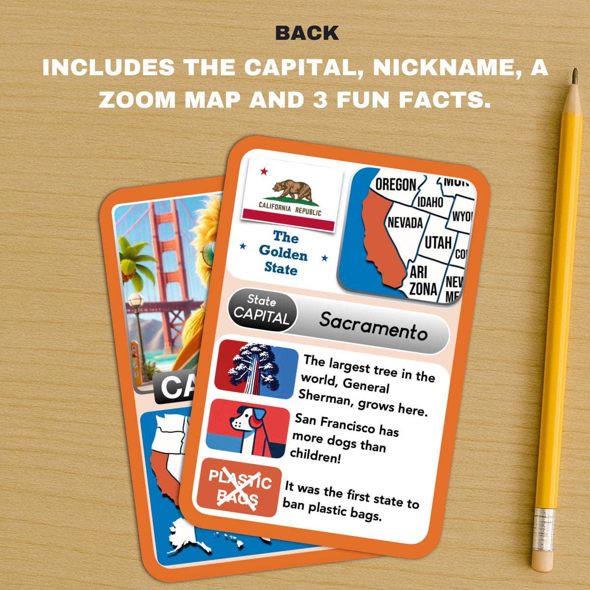 Multi-Memo States Explorer compact box shows durable packaging for gift-ready learning.