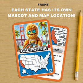 Multi-Memo States Explorer fun facts card adds surprising details to lessons.