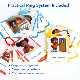 Multi-Memo Visual Aid Card: I am frustrated, helps name feelings and seek calm.