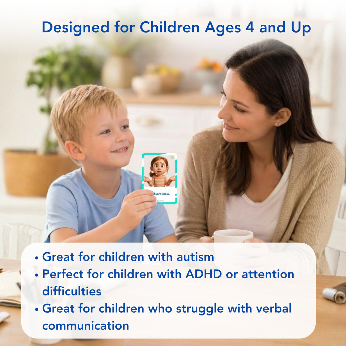 Multi-Memo Visual Aid Card: I feel happy, tracks positive emotions and sharing joy.