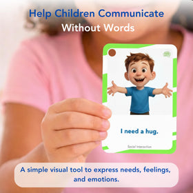 Multi-Memo Visual Aid Card: I need help, facilitates asking for guidance.