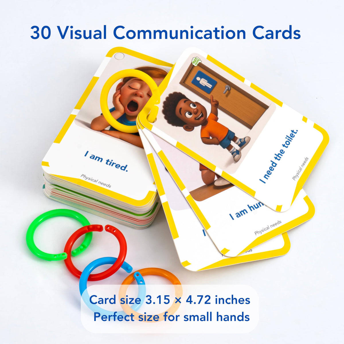Multi-Memo Visual Aid Card: I need to talk, encourages conversation with trusted adult.