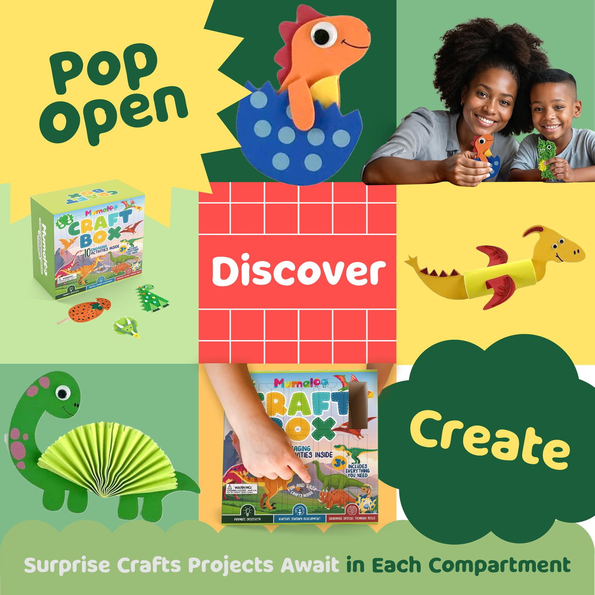 Mumaloo hatching eggs craft encouraging hands-on exploration and play