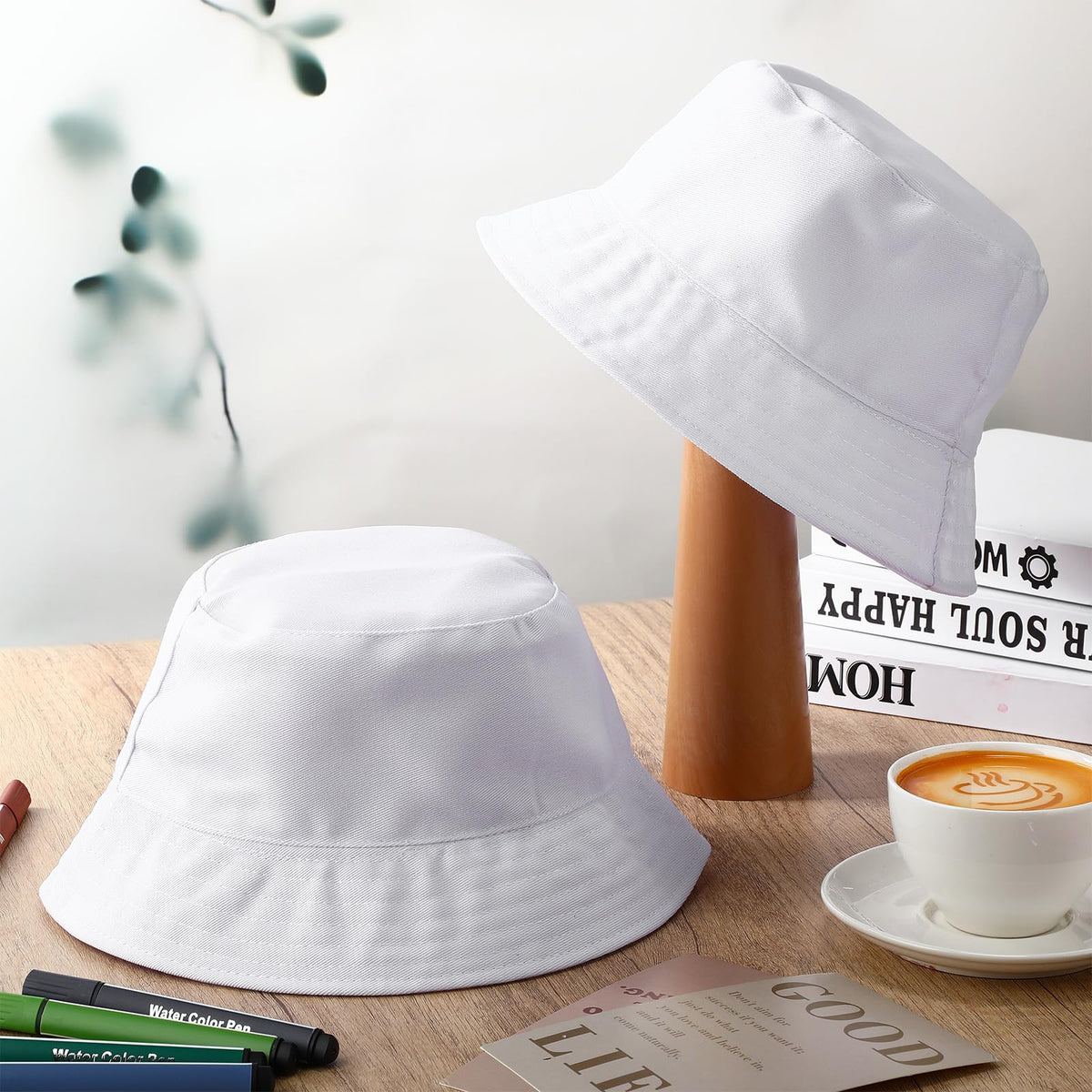 Mumucove DIY painting setup encourages creativity and color matching on hats