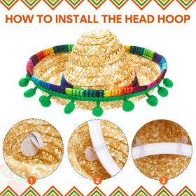 Mumufy sombrero headband packaging ready-to-gift presentation for Cinco de Mayo.