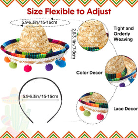 Mumufy sombrero headband straw closeup highlights durable material for reusable wear.