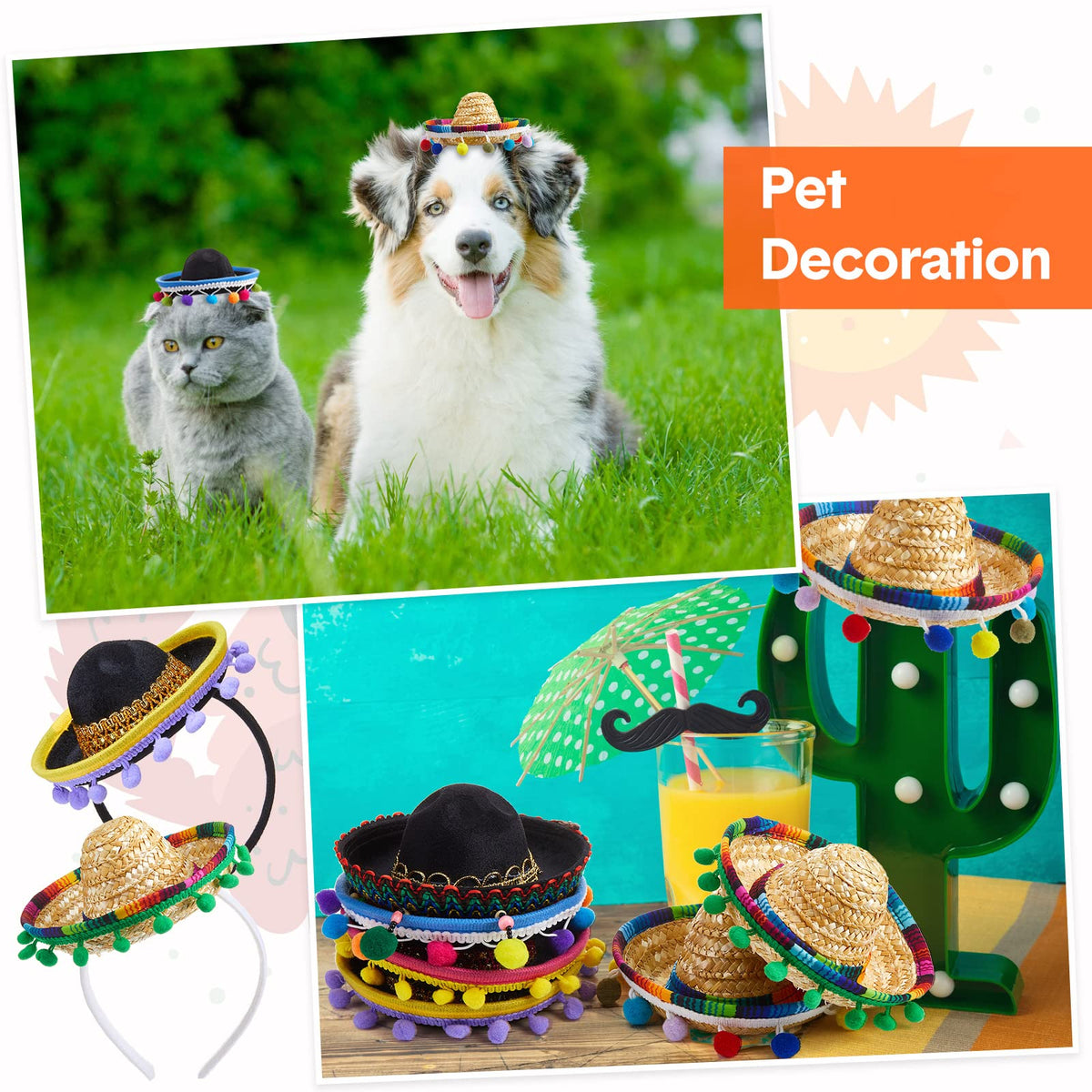 Mumufy sombrero headband wearable fit ensures comfortable celebrations.