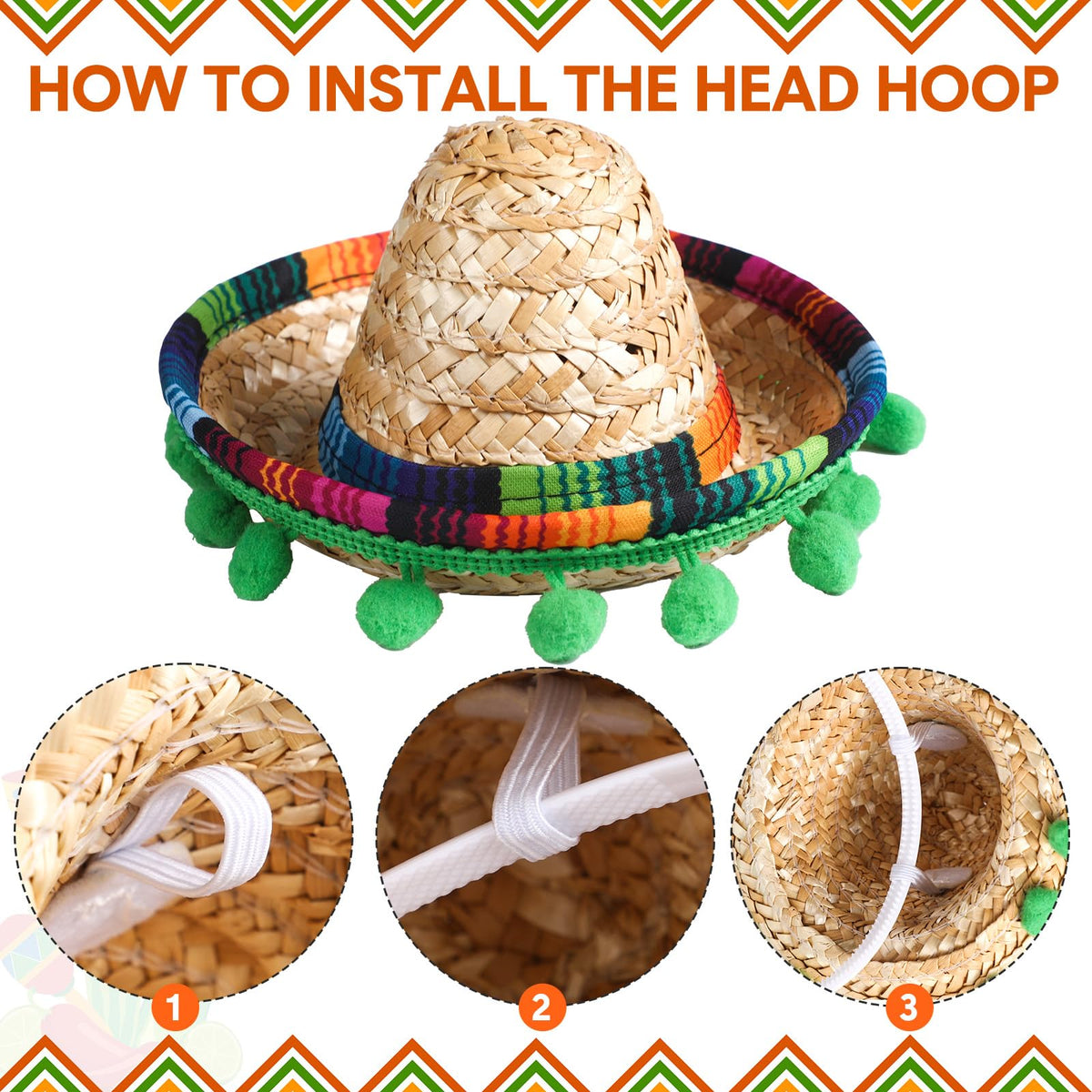Mumufy colorful tassels and rainbow edge details enhance party photos.