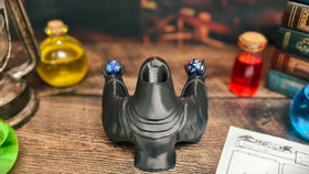 Included seven D20 dice set with MunnyGrubbers Grim Reaper Dice Tower for ready play.