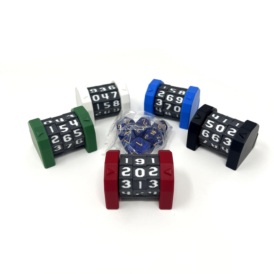 MunnyGrubbers Life Counter dials provide precise tracking during tabletop sessions.