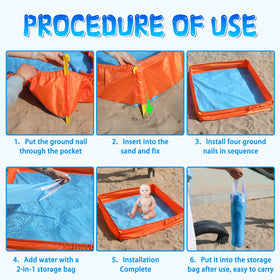 MUOUAKATE beach pool gift-ready for summer gifting to kids