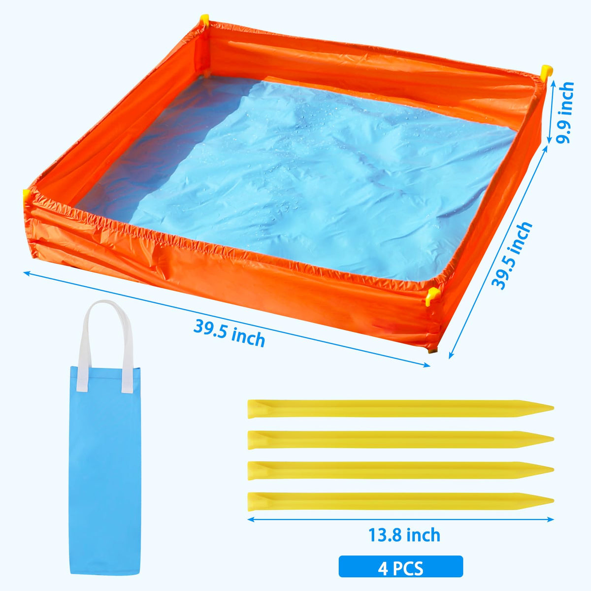 MUOUAKATE foldable beach pool ready for on-the-go family fun
