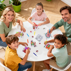 MUOUAKATE Mother's Day puzzle butterfly—colorful design for projects.