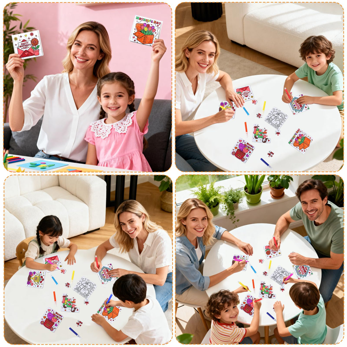 MUOUAKATE Mother's Day puzzle gift-box—decorate and create keepsakes.