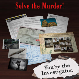 Murder Mystery Party crime scene photo 3 captures kitchen details and potential motives