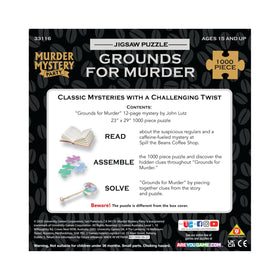 Gift for puzzlers and mystery lovers from Grounds for Murder