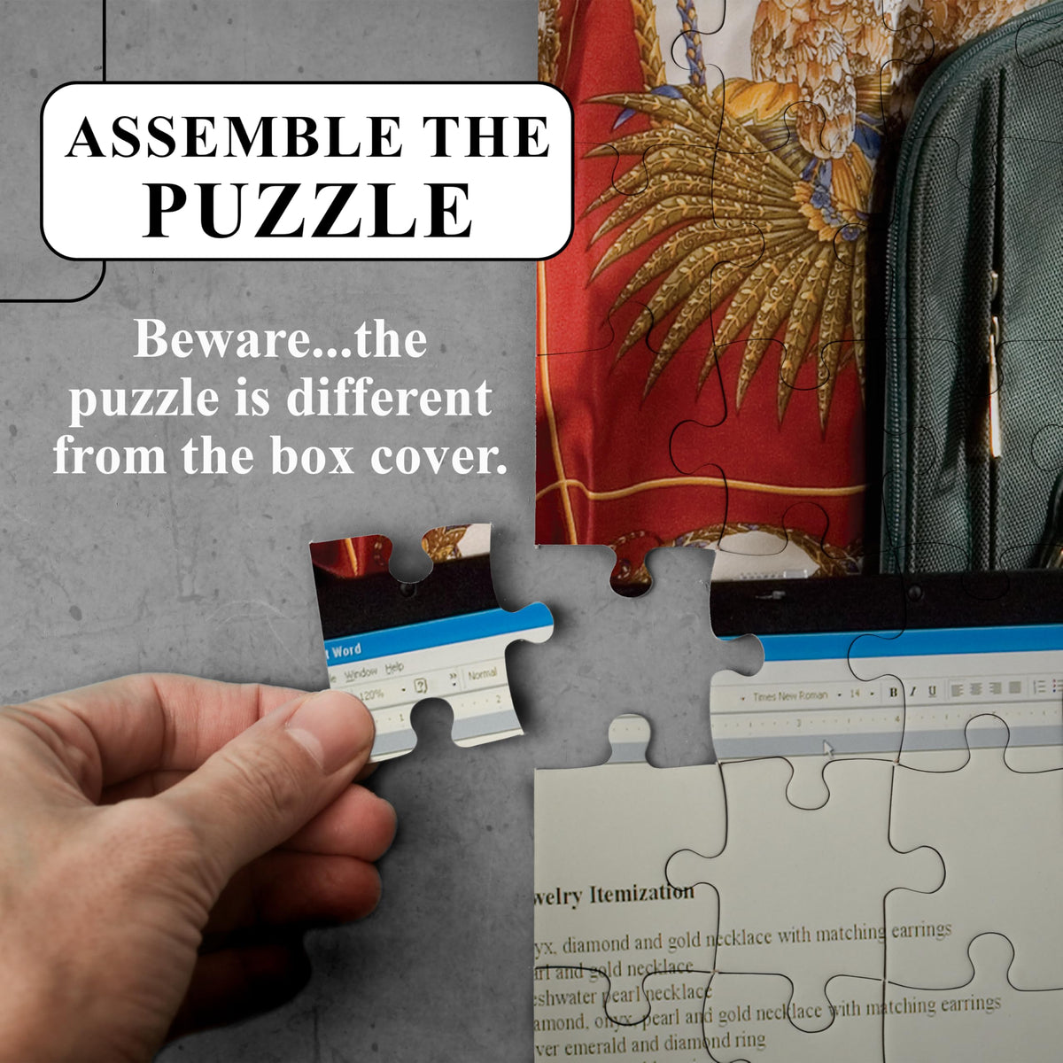 Hidden clues inside Grounds for Murder puzzle guide solving the mystery