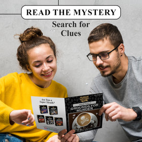 Grounds for Murder puzzle assembly shows clues coming together
