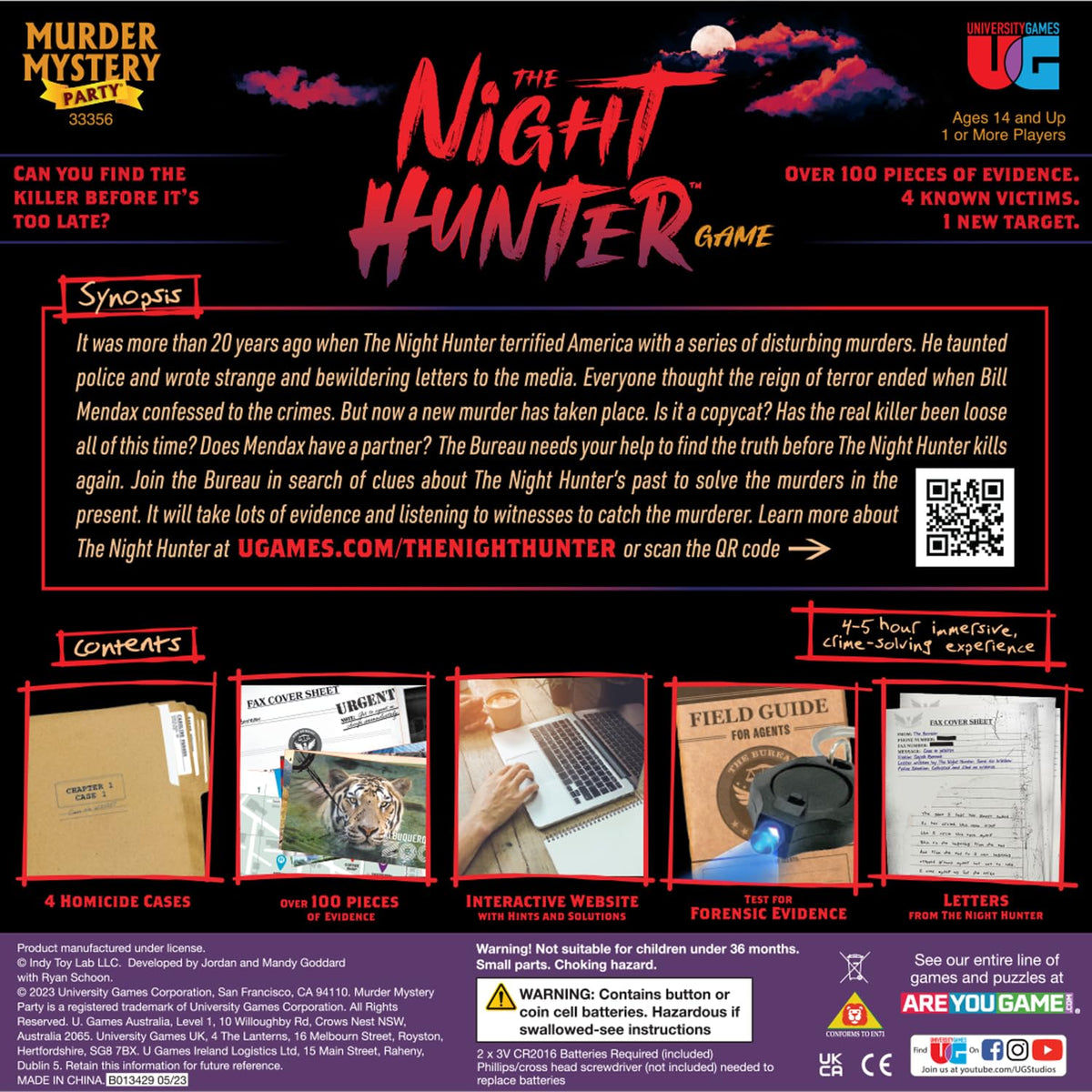 Murder Mystery Party Night Hunter cryptic messages guide suspenseful investigations with smart, twisty puzzles.