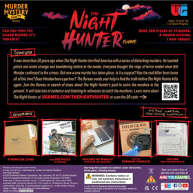 Murder Mystery Party Night Hunter cryptic messages guide suspenseful investigations with smart, twisty puzzles.