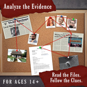 Murder Mystery Party Underwood Cellars suspect interview page enhances deduction practice.