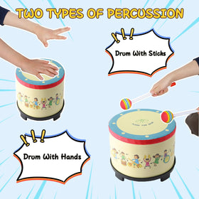 Musfunny floor tom drum four rubber feet provide stability