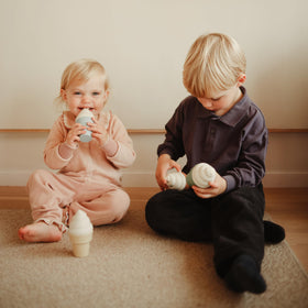 Mushie mold-free design with silicone pieces for easy cleanup