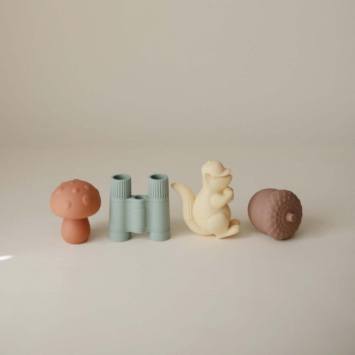 Mushie Nature Bath Toys Dishwasher-Safe: convenient to wash and sanitize between uses