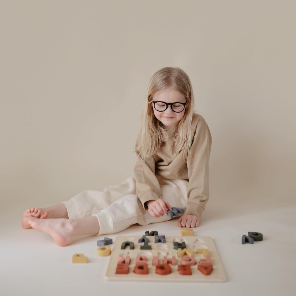 Mushie puzzle uses FSC wood for durable, eco-friendly play