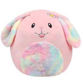 Mushymallow 20-inch bunny plush face close-up, inviting comforting hugs.