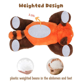 Mushymallow cuddly red panda plush ideal for bedtime snuggles.
