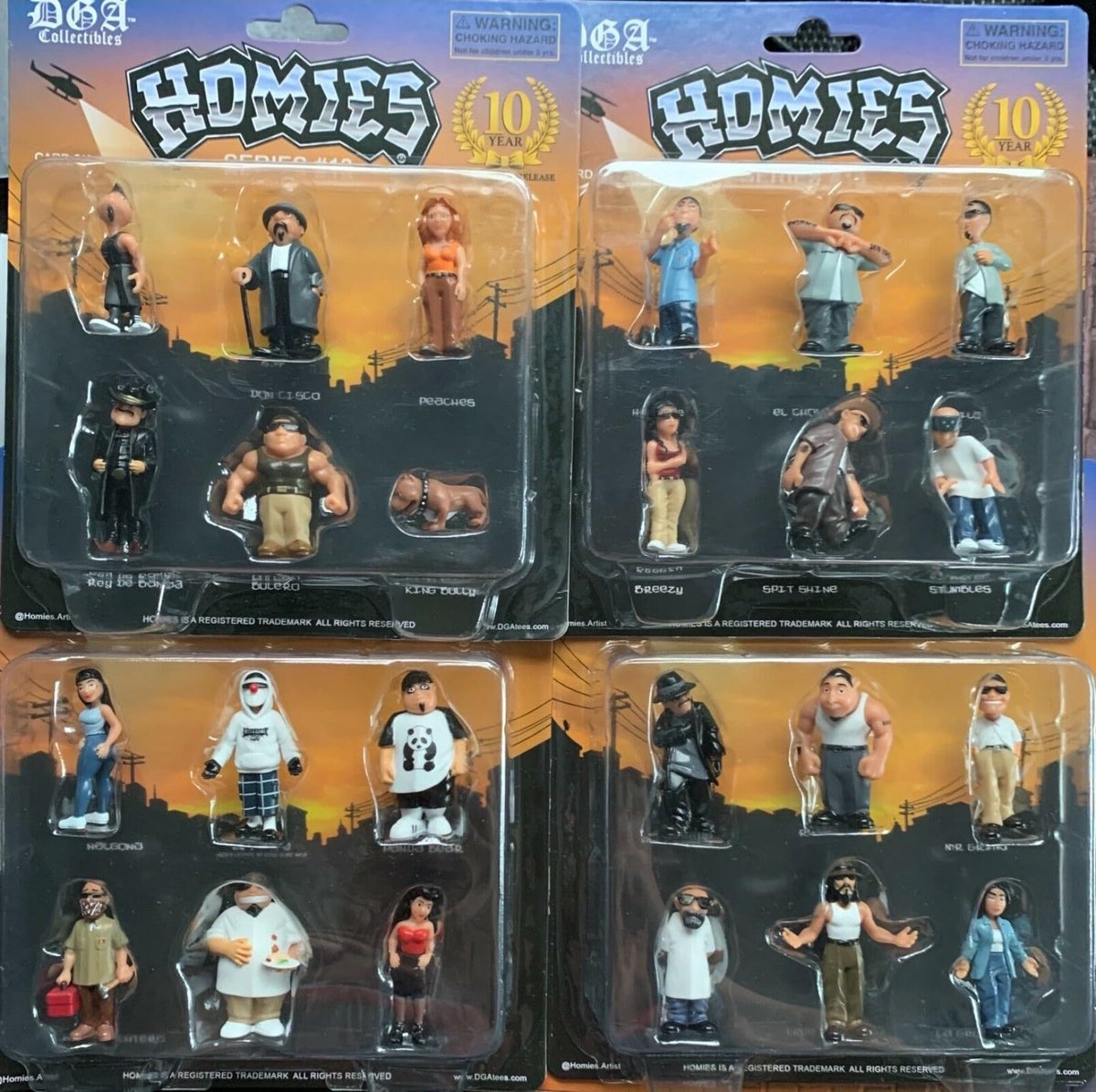 Music Boxing Machine Homies figures 24-pcs complete set in sealed bags, great for gifting