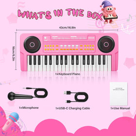 MusicForset battery and USB-C power options for flexible playtime