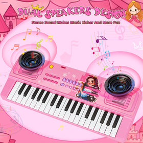 MusicForset compact keyboard footprint 16.9 x 6.3 x 2.1 inches