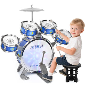 MusicForset kids drum set box packaging ready for gifting.