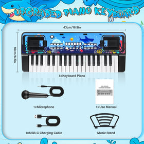 MusicForset lightweight, compact design fits small hands and bags.