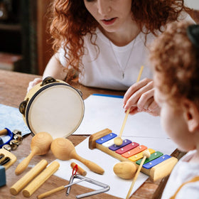 MusicCube hand bells with bright tones for joyful family music time