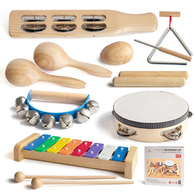 MusicCube wooden xylophone for toddlers enhances early rhythm exploration