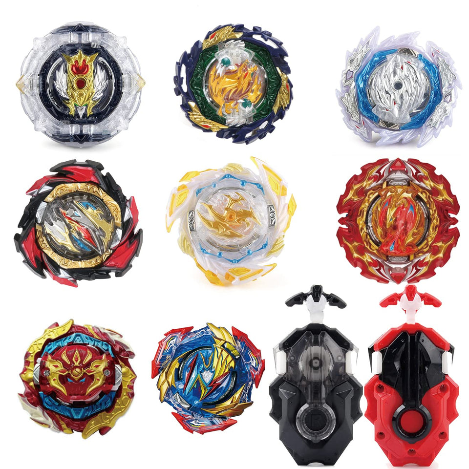 MUSTYBELT Battling Top packaging shows a complete beginner-friendly play kit for kids
